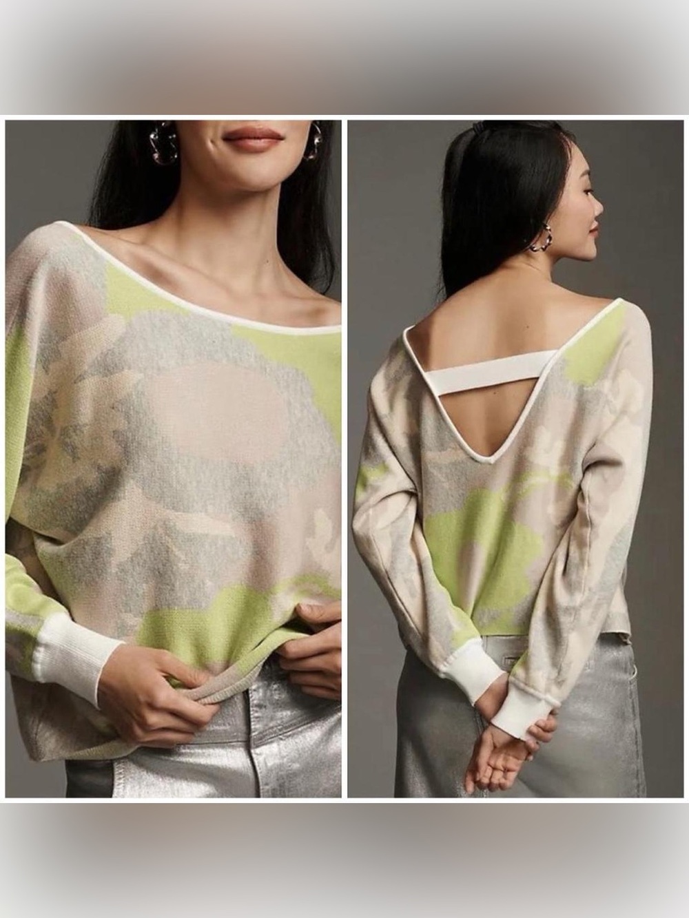 Anthropologie Daily Practice Hazy Daze Pullover Sweater Size XS